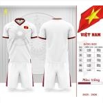 Quần Áo Bóng Đá Sao Việt Dtvn 2025 Trắng Đỏ